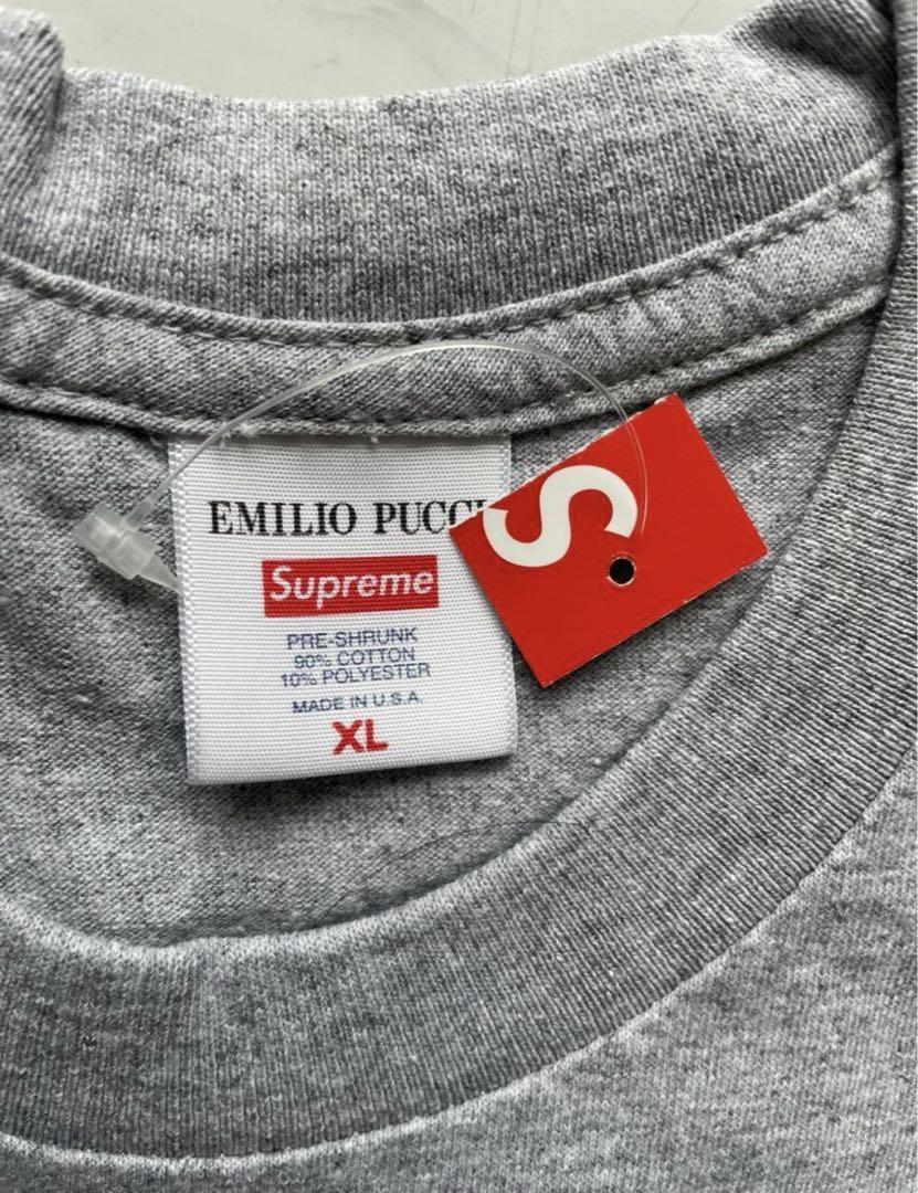 新品 XL Supreme Emilio Pucci Box Logo Tee