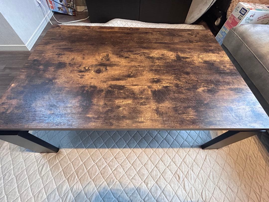 【引き取り限定】ニトリ　こたつテーブル　アンティーク風木目調