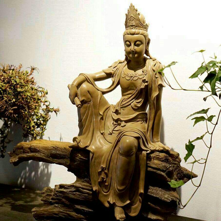 石仏 石像 渡海観音 供養 祈福 禅意 客間 玄関 卓上 装飾品