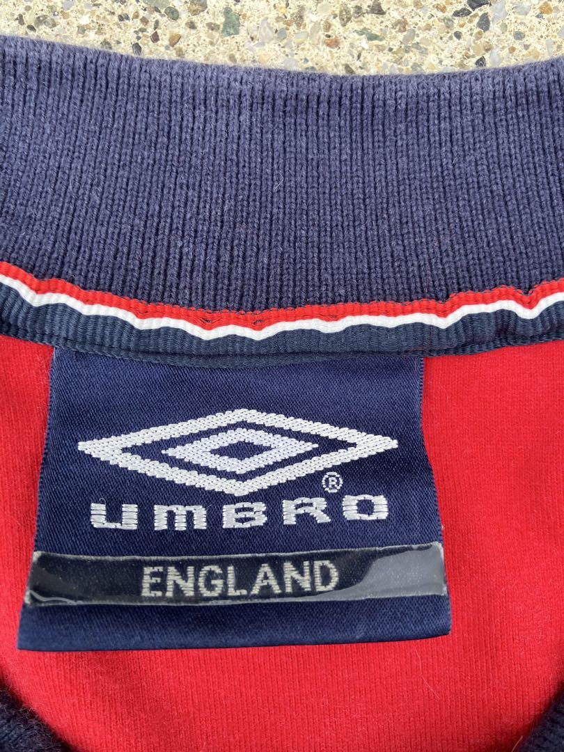 【美品】アンブロxイングランド代表 ポロシャツ　 ユニフォーム ビンテージ XL
