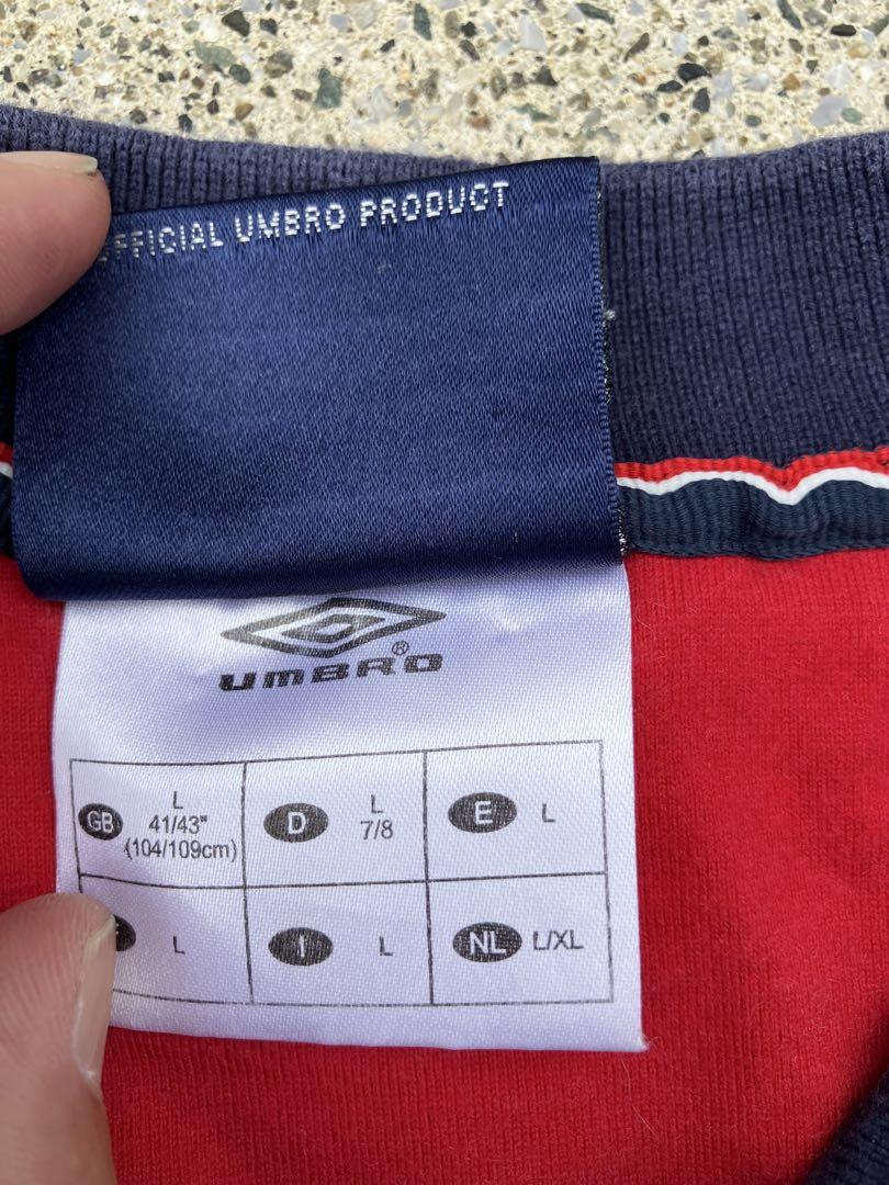 【美品】アンブロxイングランド代表 ポロシャツ　 ユニフォーム ビンテージ XL
