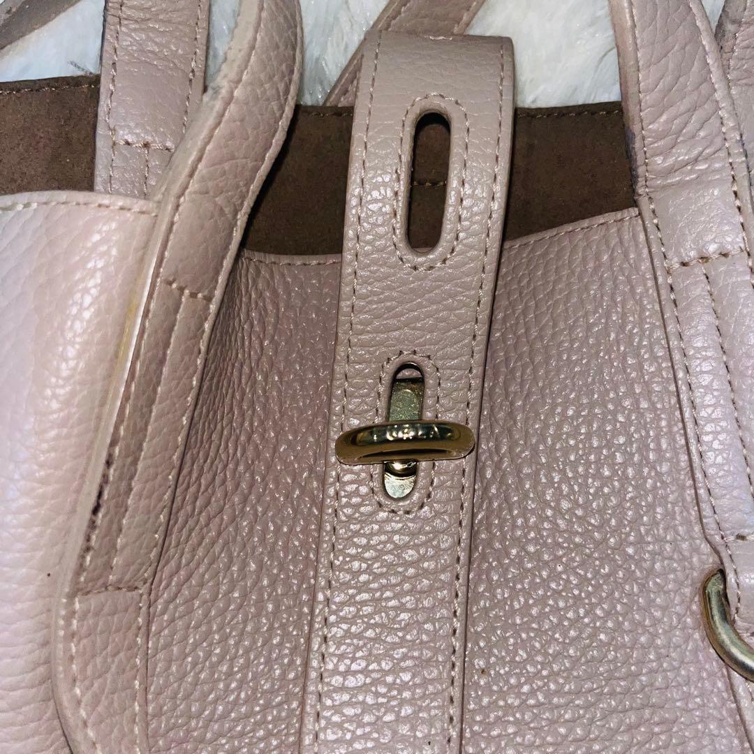 【美品】FURLA フルラ トートバッグ レザー ベージュ A4可