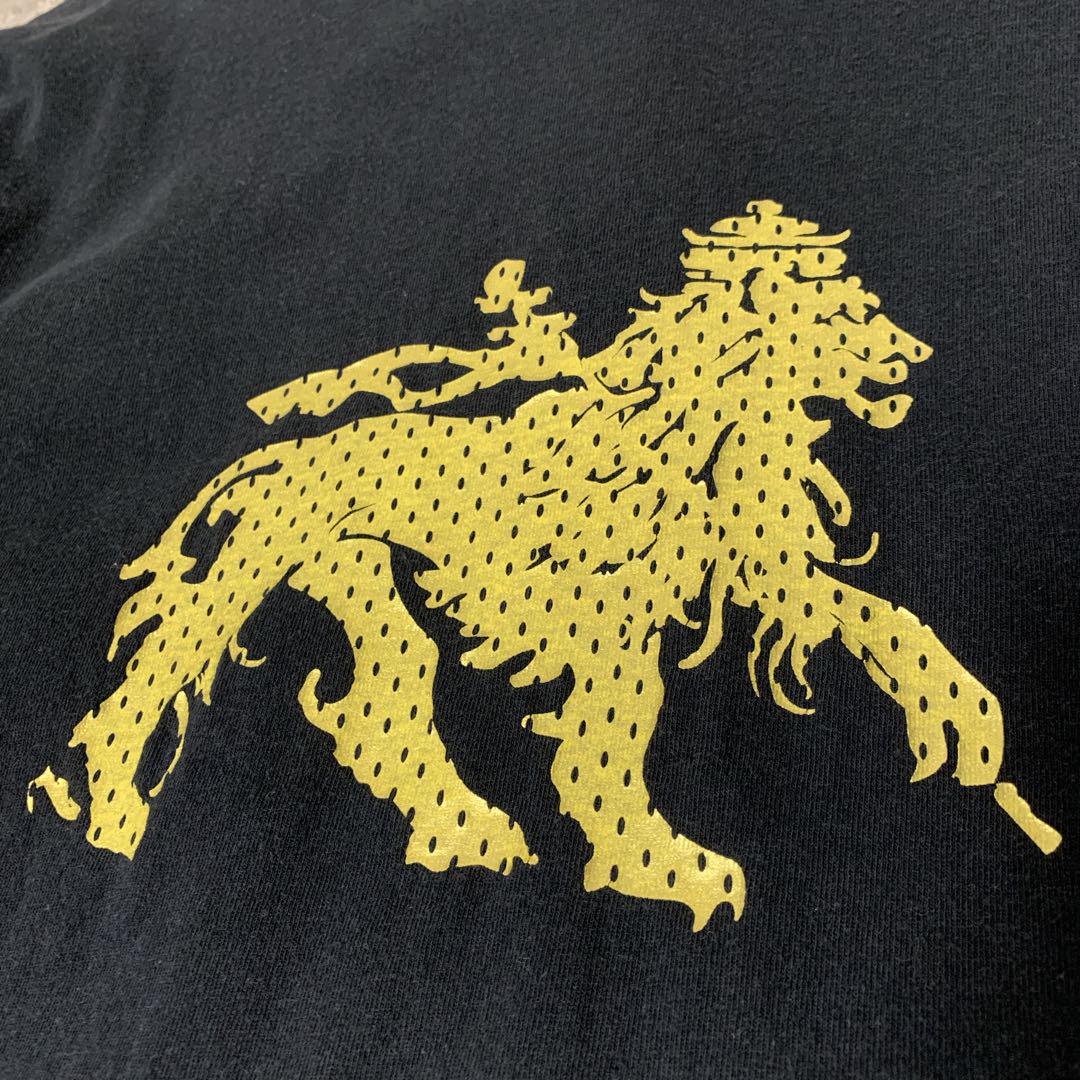 stussy オールドステューシー　ラグランスリーブ　ラスタライオン Mサイズ stussy オールドステューシー ラグランスリーブ ラスタライオン