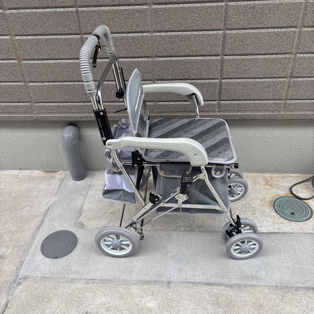 WALKING STICK II シルバーカー グレー