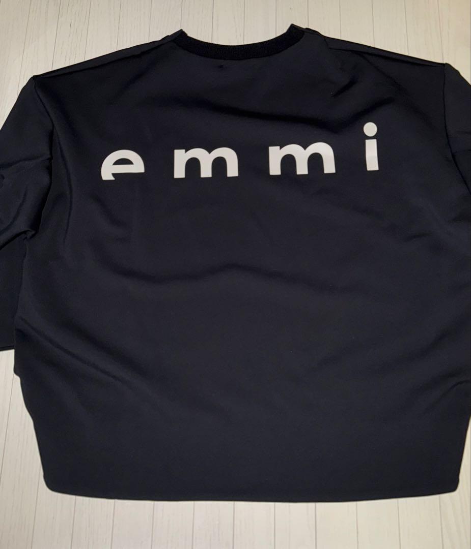 emmi スウェット　セットアップ　上下セット　ブラック　エミ