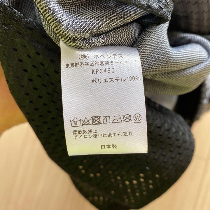 新品未使用　パピヨン　needles ストレート トラックパンツ ブラック 総柄