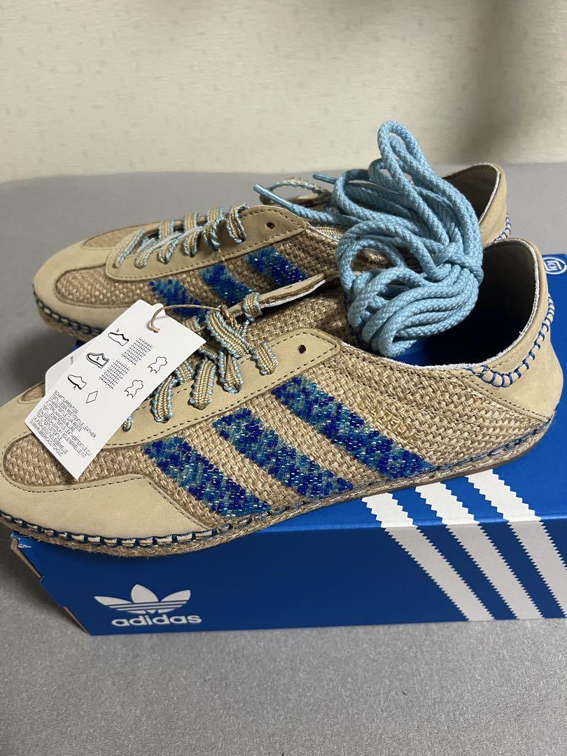 adidas CLOT GAZELLE RX ベージュ/青