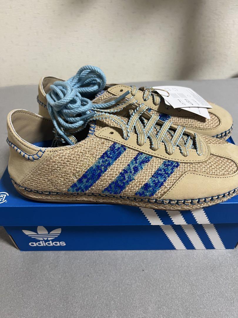 adidas CLOT GAZELLE RX ベージュ/青