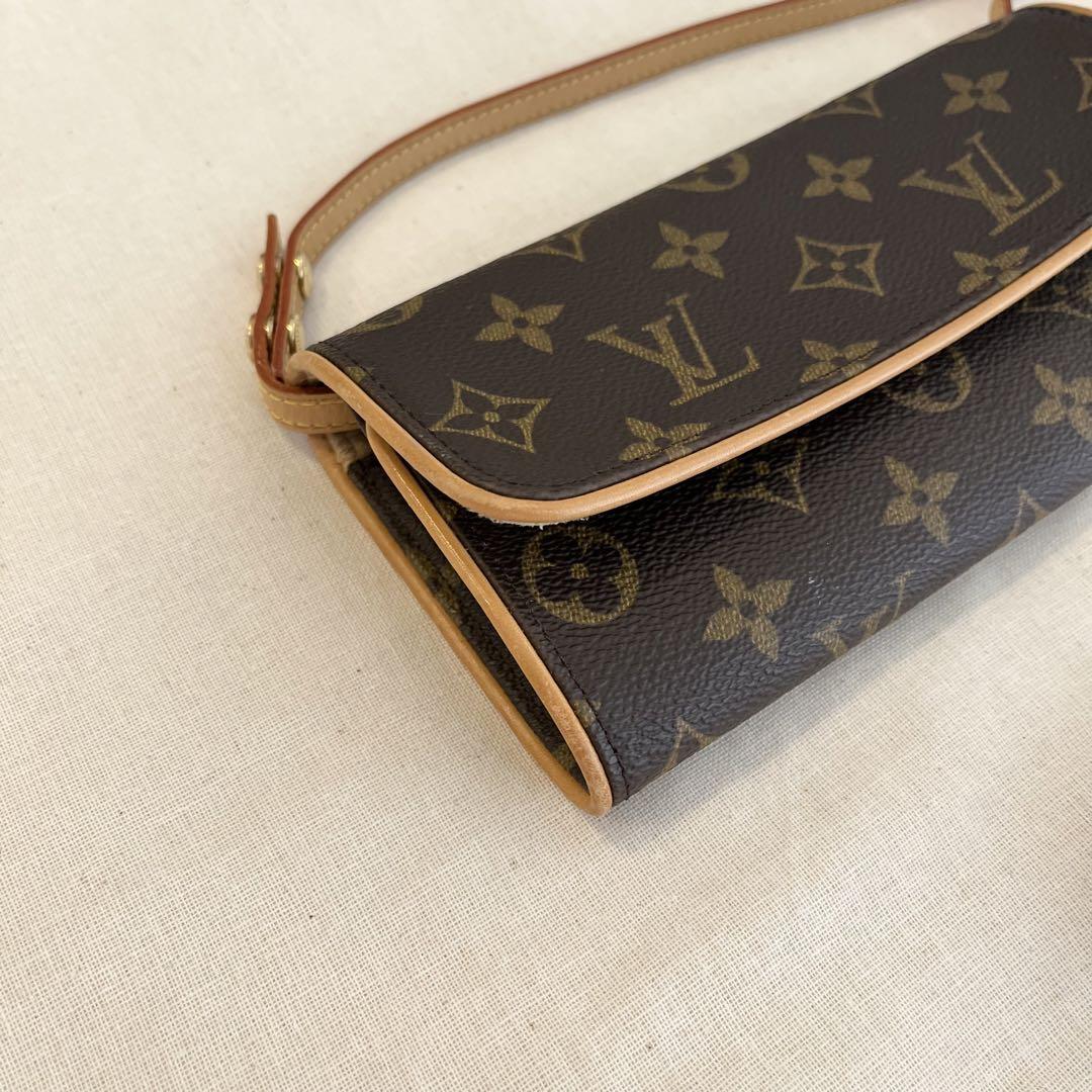【未使用に近い】ルイヴィトンミニショルダーバックポーチLOUIS VUITTON 画像2