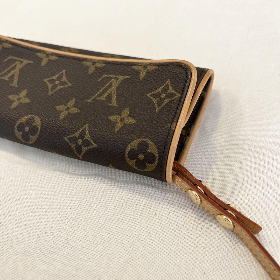 【未使用に近い】ルイヴィトンミニショルダーバックポーチLOUIS VUITTON 画像5