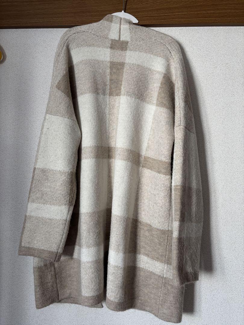 【新品】BANANA REPUBLIC チェック柄 ロングコート L BANANA REPUBLIC FACTORY STORE（バナナリパブリック