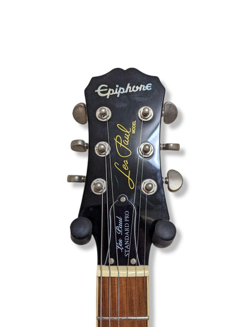 トラ柄 epiphone レスポールスタンダードプロ ハニーバースト