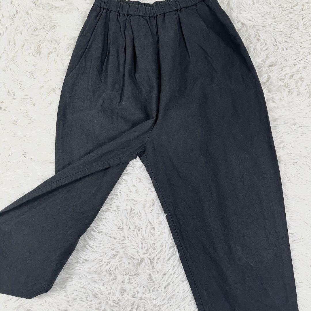 2025年ファッション福袋 24ss美品✨ コットンリネンラミーサルエルパンツ かぐれ パンツ