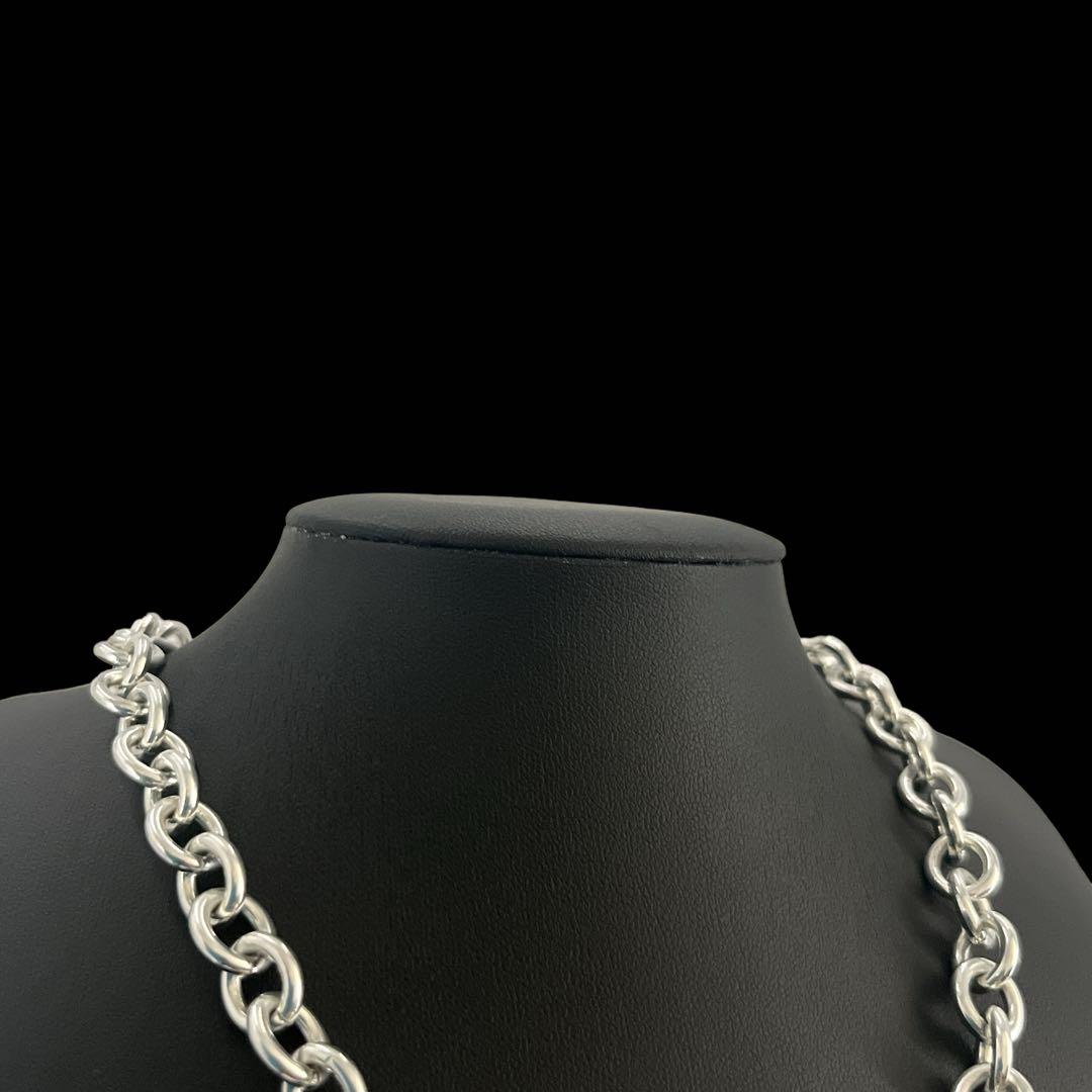 【美品】Tiffany ティファニー ネックレス チョーカー トグルハート925 極美品 ティファニー ネックレス トグルチェーン チョーカー