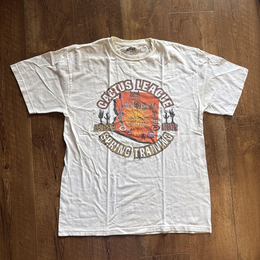 00s gear graphicprint 半袖Tシャツ Lサイズホワイトメンズ