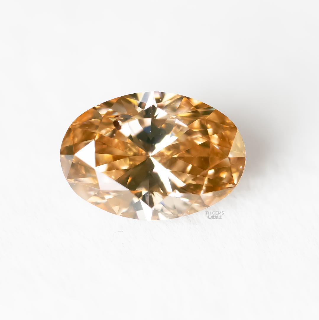 ブラウンダイヤモンド 0.714ct ルース ソーティング付き