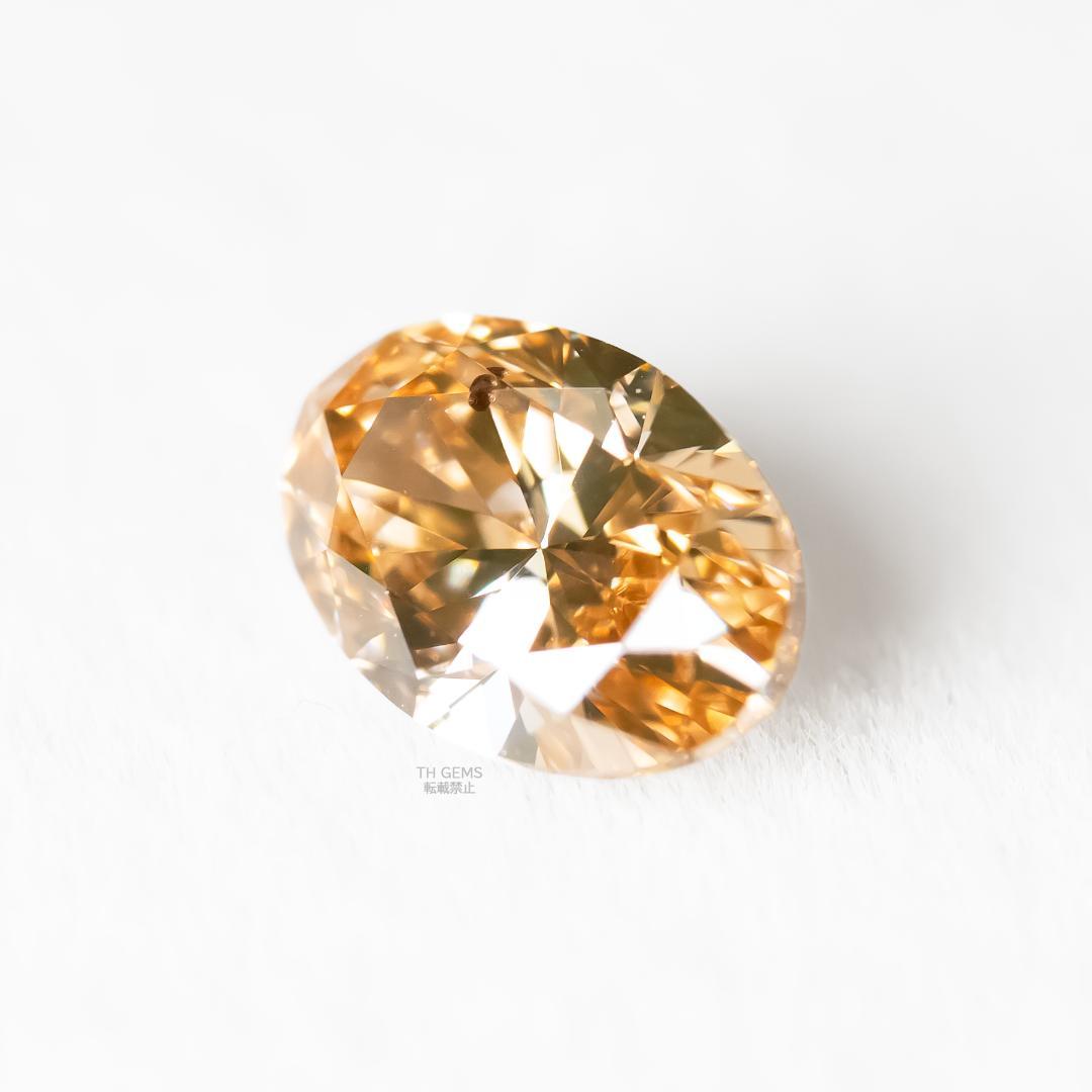 ブラウンダイヤモンド 0.714ct ルース ソーティング付き