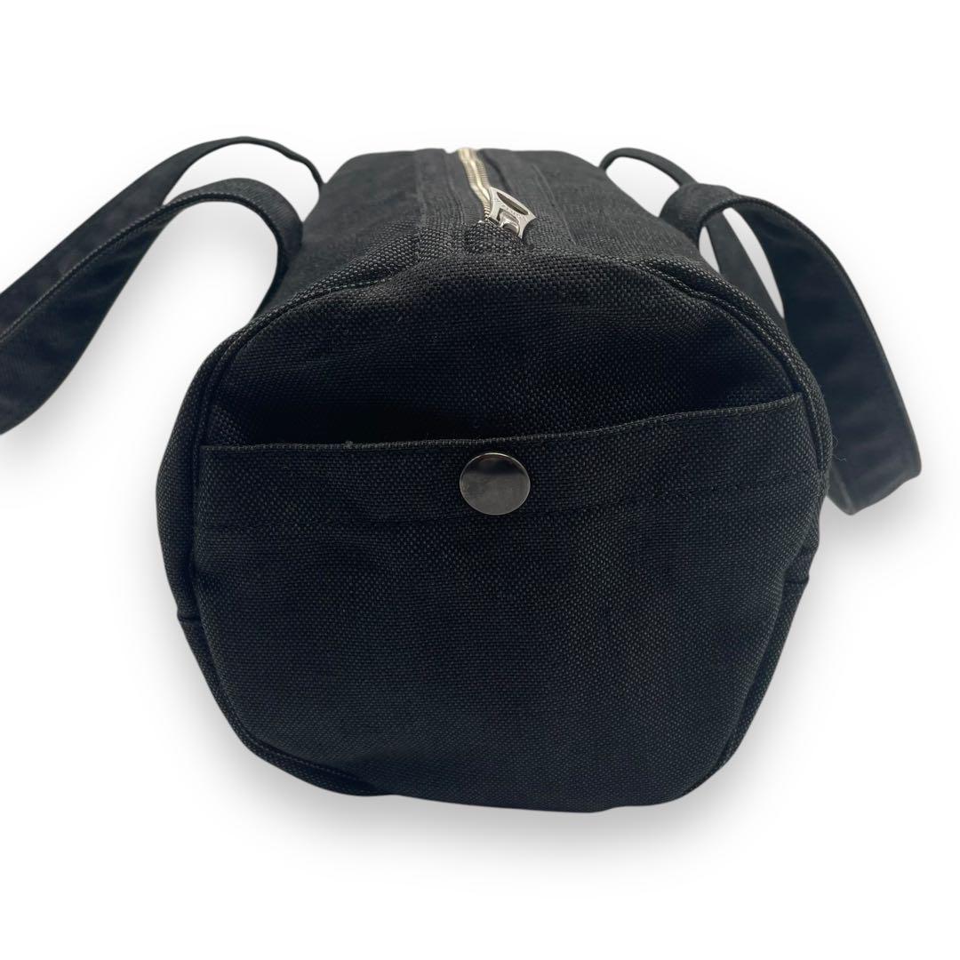 【美品】 POTER ポーター ロールバック ミニボストンバック キャンバス 黒