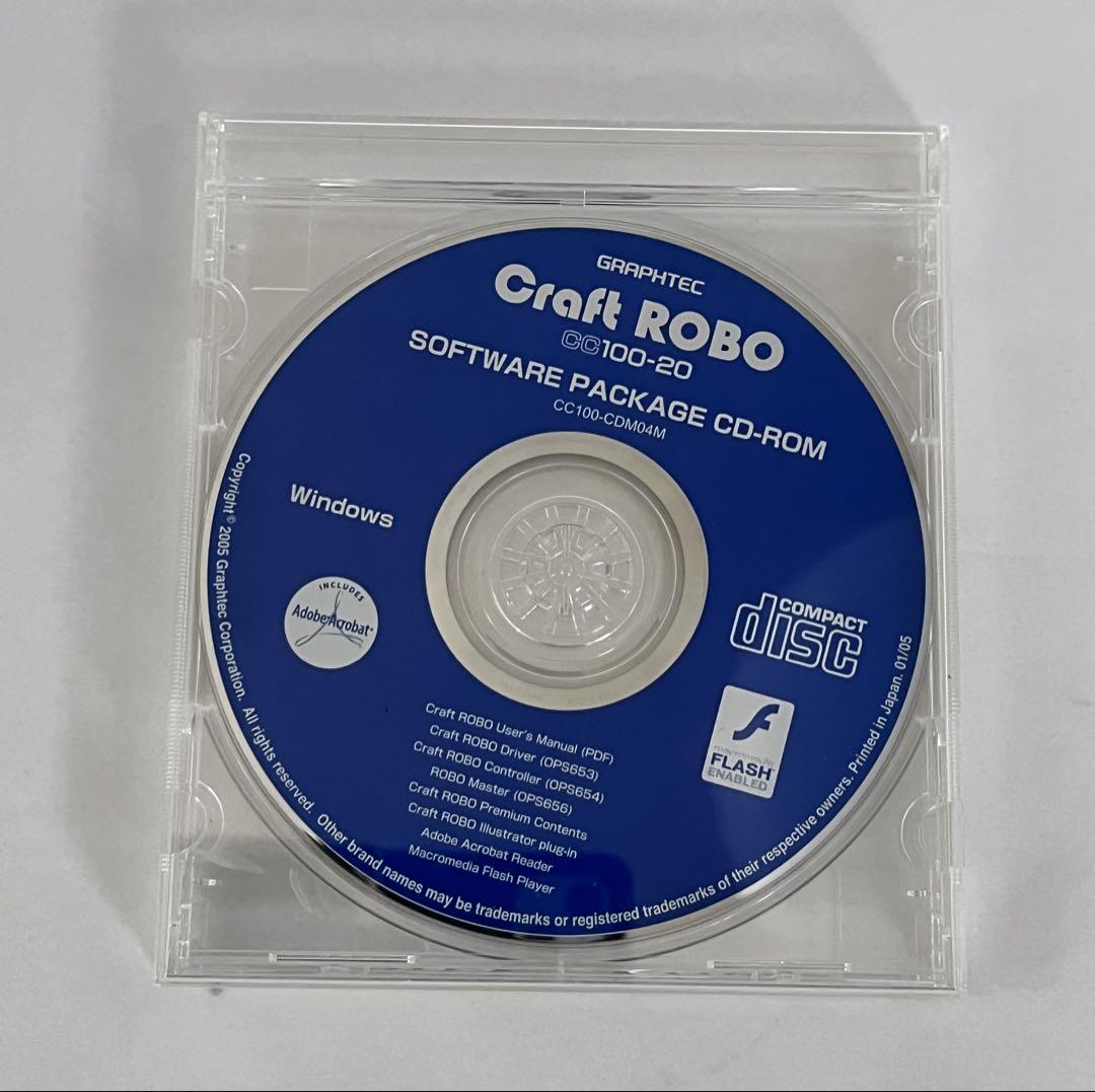 GRAPHTEC - 【動作品】クラフトロボ CC100-20 新品替刃付き GRAPHTEC - 【動作品】クラフトロボ CC100-20 新品替刃付きの