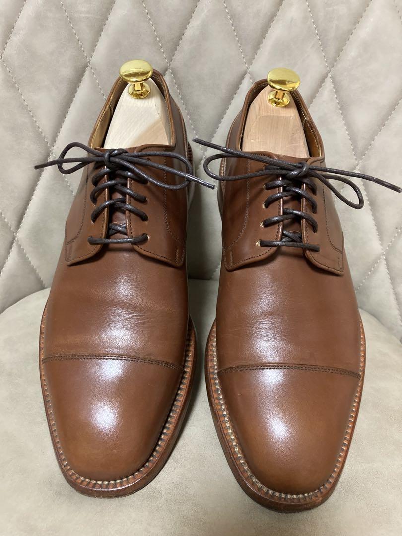 美品 SCOTCH GRAIN スコッチグレイン ストレートチップ　茶 24㎝