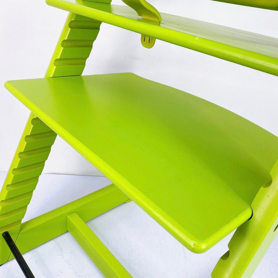 STOKKE  トリップトラップ 緑 ベビーセット付き