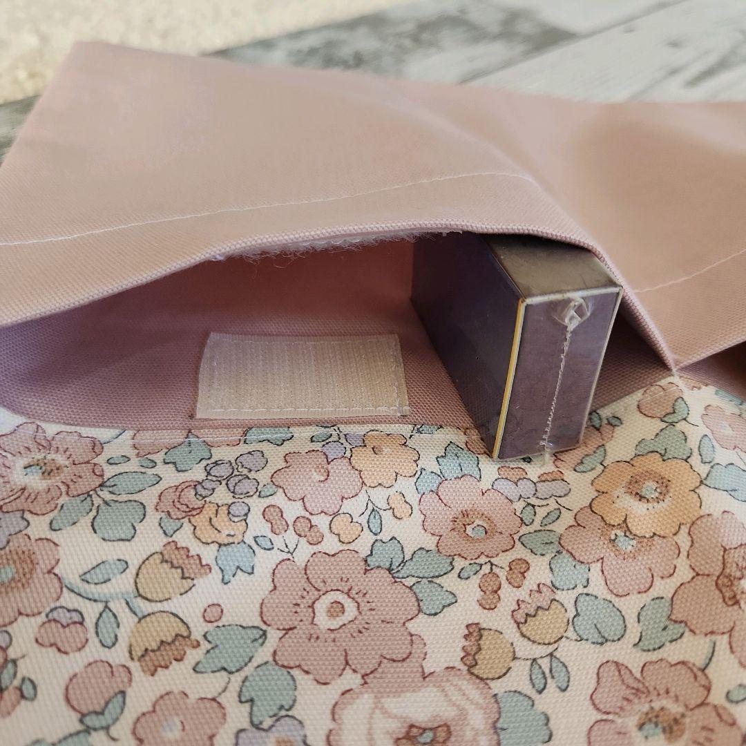 めぐみ様オーダー★リバティフリルレッスンバックセット上品ピンク
