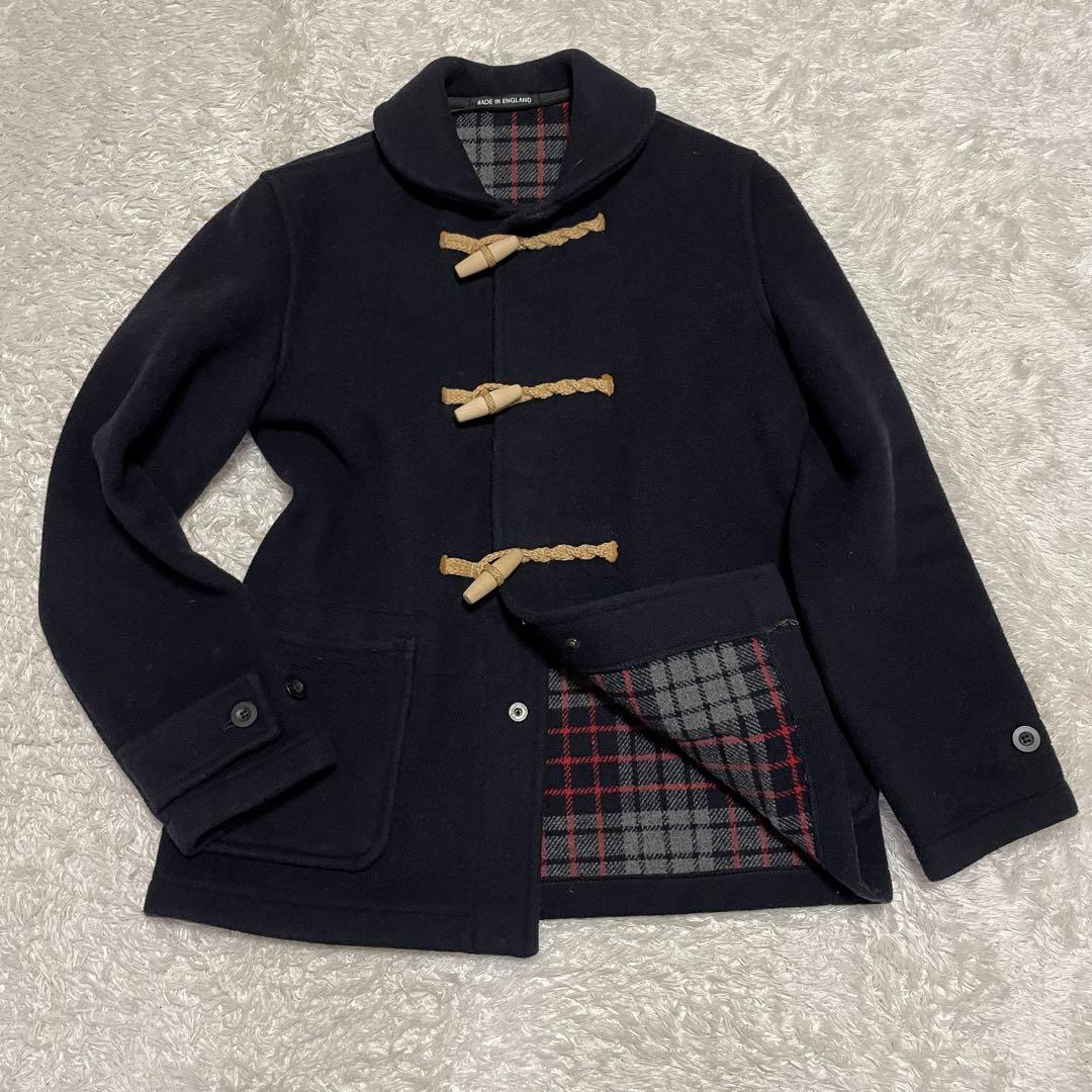 Gloverall YMC別注 ダッフルコート チェック柄 ブラック XS 10,366円