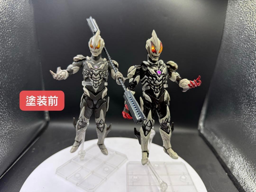 S.H.Figuarts ウルトラマンベリアル アトロシアス 発光改造 全塗装