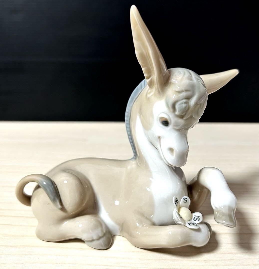Lladro リアドロ　フィギュリン　ロバと少女　スペイン Lladro リアドロ フィギュリン ロバと少女 スペイン