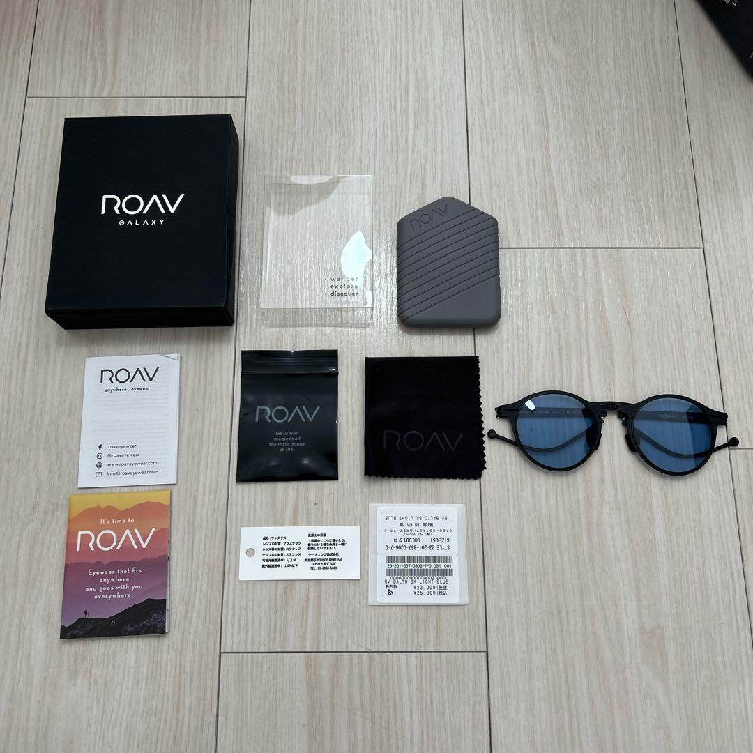 極美品　ROAV GALAXY ローブギャラクシー バルト ブルー　サングラス