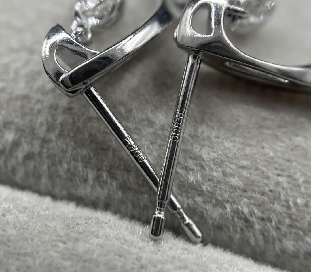 JC162☆高級 ダイヤモンド1.33ct プラチナ ピアス