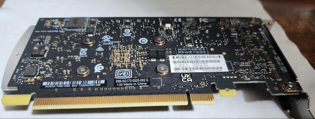NVIDIA T400 ロープロ　グラフィックボード