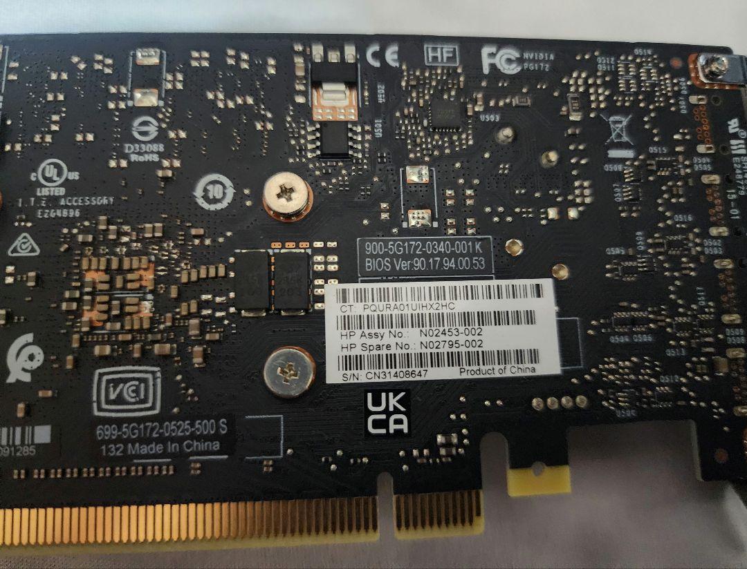 NVIDIA T400 ロープロ　グラフィックボード
