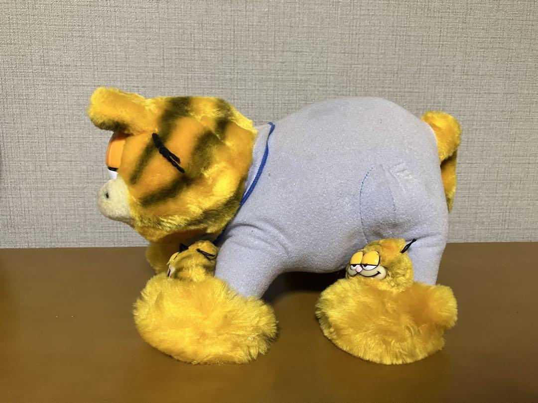 ガーフィールド 四つ足 立ち パジャマ ぬいぐるみ タグ付き レア