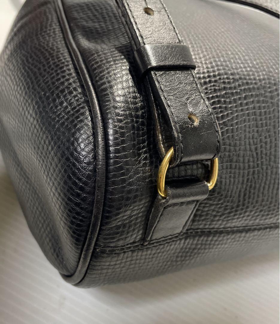 極美品 クリスチャンディオール Christian レザー型押し リュック黒 極美品 クリスチャンディオール Christian レザー型押し リュック黒