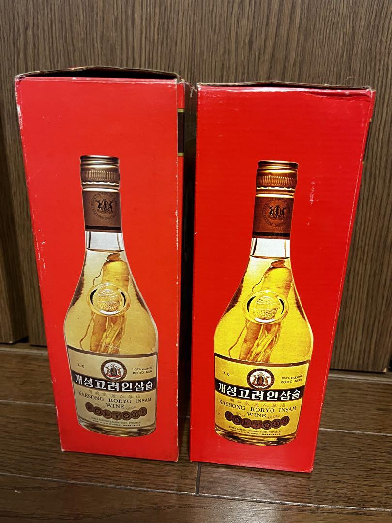 #開城高麗人参酒(リキュール) ☆未開封 2本☆開城高麗人参酒 KAESONG KORYO INSAM WINE - メルカリ