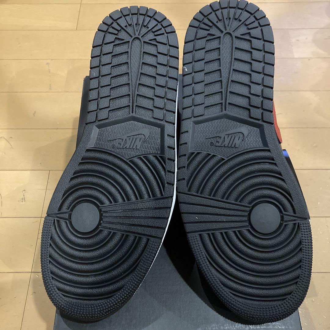 Air Jordan 1 Low レッド/ブラック 9.5 27.5cm新品