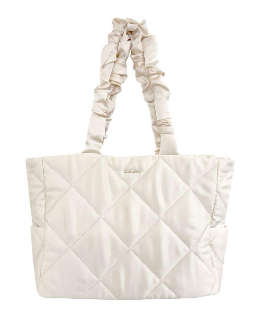 Rosemuse satin quilting big tote