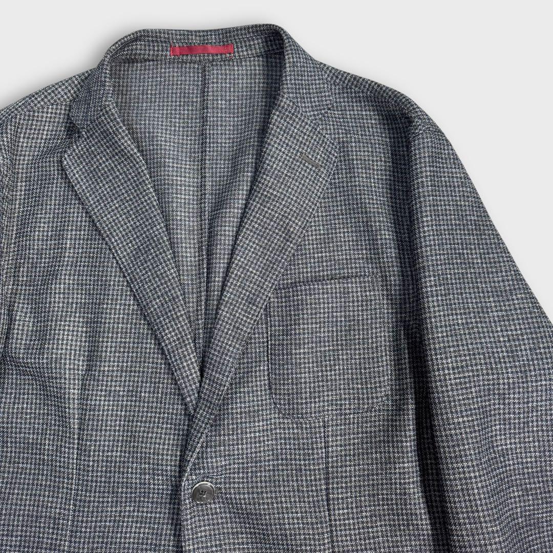 近年 極美品 XL ドゥクラッセ ストレッチ 涼感レノクロス ジャケット 洗える