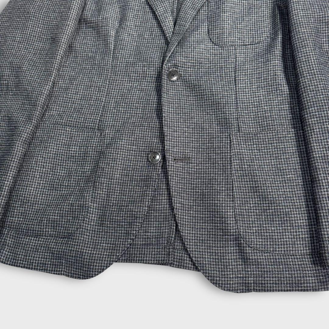 近年 極美品 XL ドゥクラッセ ストレッチ 涼感レノクロス ジャケット 洗える