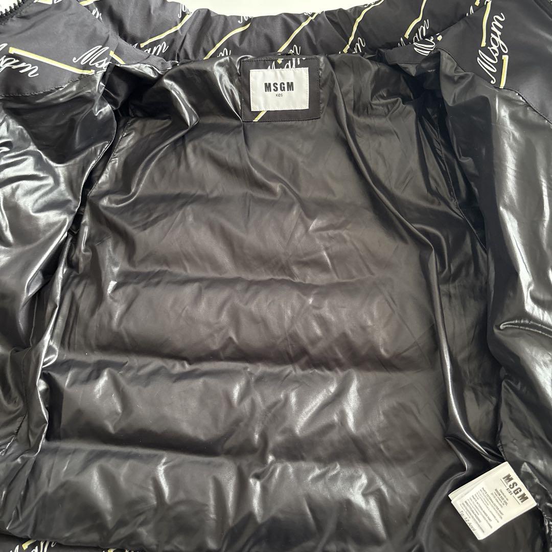 【美品】　MSGM キッズ(12Anni) 総柄ロゴ　アウター