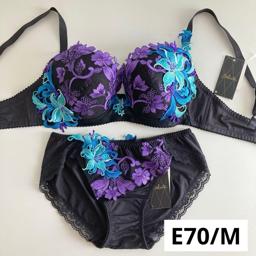 サルート　レトロモダン　E70/M　BL　53　P-upブラ　ノーマルショーツ