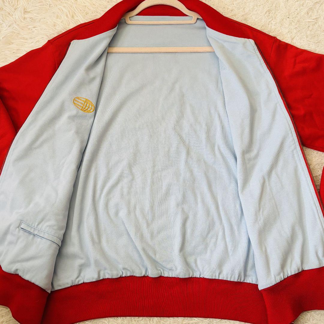 極美品✨️アディダス　ブルゾン4XO　リバーシブルワールドマーク90s復刻