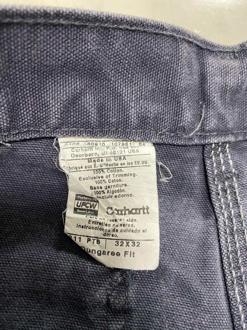 Carhartt B11 PTB ワークパンツ 32x32 usa製　カーハート