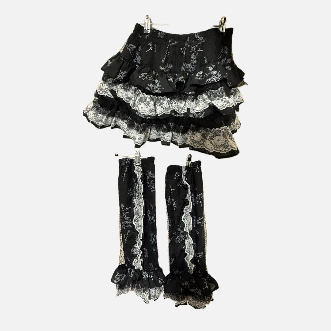 jill\'s punk スカート レッグカバー