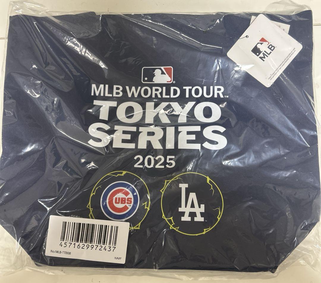 【2025年】もらって嬉しいお歳暮 人気ランキング MLB 開幕戦 tokyo series トートバッグ ネイビー 大谷翔平 記念グッズ