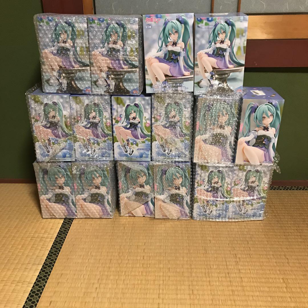 初音ミク　ぬーどるストッパーフィギュア　Flower Fairy 朝顔　16個