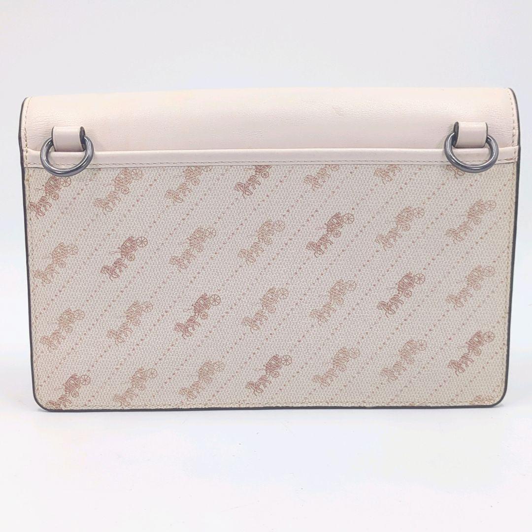 美品✨️コーチ ターナー ショルダーバッグ 2way ホースアンドキャリッジ 白 美品✨️コーチ ターナー 2way ショルダーバッグ ホースアンド