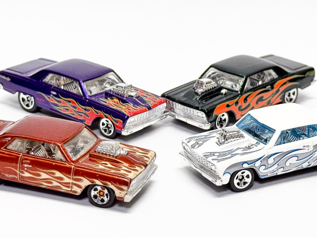 ホットウィール ★ 64 CHEVY CHEVELLE SS ★ 4台セット