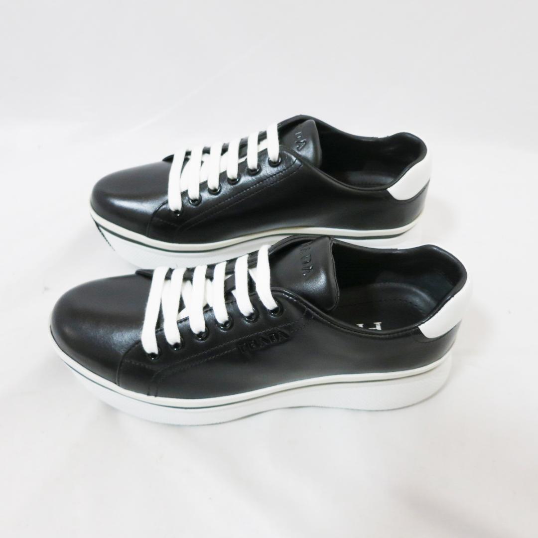 ★☆PRADA プラダ 厚底スニーカー 【36】 23cm 黒 ブラック★☆ mdprevattcaulkingandwaterproofing.com
